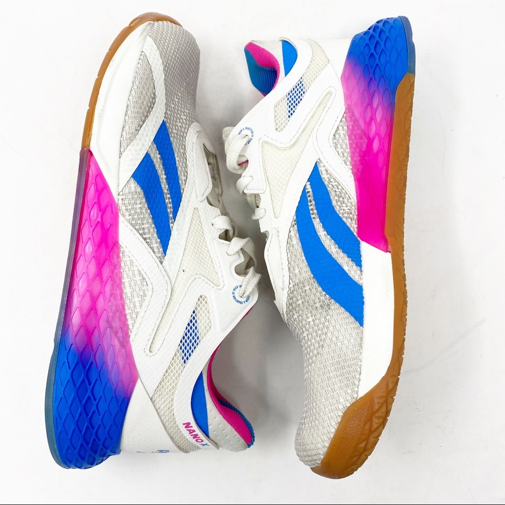 Reebok Nano X Sneakers Women's Training Pink Blue Size 9 - Picture 13 of 16